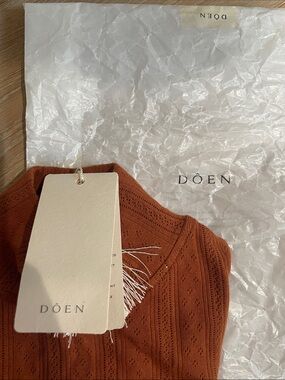 ‼️Moving Sale/ NWT Doen Areli Turtleneck Top —Buckeye Sweater in Size XS